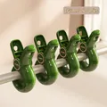 Durable large dark green anti-slip windproof clothespins for quilts, pack of 4 - Set of 4 / Dark Green