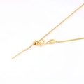 Adjustable gold-plated stainless steel snake chain with needle end for DIY bead jewelry - Snake Chain / 1mm*45cm / Gold