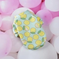 Mint green pet vest featuring cute yellow lemon prints for small dogs and cats - XS / Green Lemon