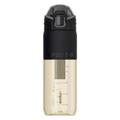 FQUAN 400ml PPSU sports water bottle in yellow with black silicone sleeve and locking lid - 760ml / Black