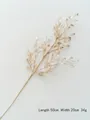 50cm artificial frosted Christmas branch with gold glitter for festive home decor - Branch 23021