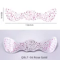 Waterproof freckle face sticker with rose gold dots for makeup, size 156x48mm, QBLT-06 - QBLT-06 Rose Gold Freckles