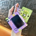 Cute purple panda doodle drawing board keychain decompression toy for bags and car keys - Panda Drawing Board Pendant / Purple