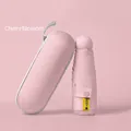 Cherry blossom pink ultra-light capsule umbrella with UV protection and storage case - Five-Fold Manual Style (With Capsule Case) / Sakura Pink