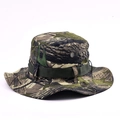 Outdoor jungle camo boonie hat with wide brim for fishing and hiking adventures - Jungle Leaf