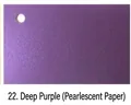 Sample of hollow-out candy box material in deep purple pearlescent paper finish - Dark Purple