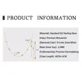 Elegant gold S925 sterling silver necklace with star pendants and D color moissanite - Starry Tassel Gold