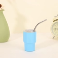 Sky Blue (3oz/Double-walled/With Straw)