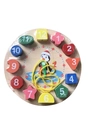 Wooden Lacing Clock Toy