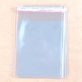 Transparenter Schmuckbeutel mit rotem Klebestreifen zur sicheren staubdichten Lagerung - Ohrring-Verpackungsbeutel (10er-Set)