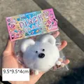 White bear squishy stress toy, soft 9.5cm PINCH series with original packaging - Polar Bear