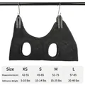 Tabella taglie per amaca da toelettatura gatti in rete nera con guida al peso del pet - XS / Nero
