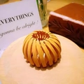 Chic matte yellow bird nest hair clip for bun and high ponytail styling tool - Matte Orange