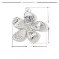 Silver Five-Petal Flower (VG158)