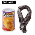 Funny potato chip prank toy with a realistic brown striped spring snake and colorful can - Yellow Original Chips Can (A681)
