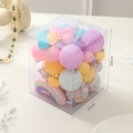 Coffret de boules de Noël pastel avec ornements mats, pailletés et remplis de perles - Grand Ensemble Multicolore