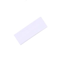 Elastic white sports headband made of breathable fabric for yoga and fitness - White