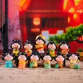 Tang Dynasty girl figurines holding classical instruments from the folk music blind box series - Tang Niu Palace Music Series (1229-7) / End Box (Set of 10)