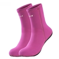 3mm neoprene diving socks in vibrant pink for surfing and snorkeling activities - Red Bw3002-p / M (size 38-39)