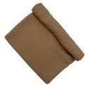 Brown satin chiffon pleated scarf featuring smooth texture and elegant drapes - 180*70cm / Terracotta (7#)