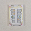 Handmade ocean themed press-on nails featuring 3D starfish, pearls, and seashell decor - Boxed Full Set / Summer Ocean 3D Carved Style (WY-061)