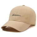 Casquette de baseball kaki pour homme avec mesh respirant et logo Narason - Réglable / Kaki