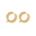 Convertitore per orecchini a clip in oro con asola per gioielli fai-da-te - Clip-on senza buco / Oro