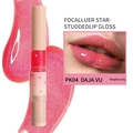Brillo de labios perlado tono PK04 DAJA VU con purpurina rosa y acabado tipo gelatina - 04# Daja Vu (Brillo Rosa Coral)