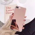 Rose gold acrylic mirror phone case for iPhone with protective TPU bumper - Rose Gold Mirror / iPhone 12 Pro Max