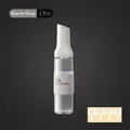 Warm gray glass oil dispenser bottle with non-slip sleeve and labeled stickers - 500ml / Warm Gray