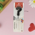 Creative black question mark birthday candle with dimension details on pink background - Blister Pack-Large / Black