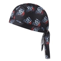 Elastic bandana cap with paisley skull pattern for sports cycling and street fashion - Pirate Pattern No.5