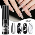 LIMEGIRL Metallic Silber Nagel Liner Gel für French Art und präzise Malereidesigns - 5ml / Silber