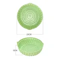 Tappetino in silicone verde chiaro 19cm per friggitrice ad aria 3-4,5L con bordi - Gen 2 Verde 19cm