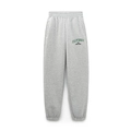 Pantaloni della tuta grigio chiaro con ricamo California e polsini elasticizzati - S / Pants