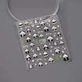 Stickers à ongles panda mignons avec bambou et étoiles, variante MN-300F - Style Relief 3D Panda Bambou (MN-300F-新浮雕)