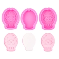 Stampo in silicone orso-pesce e set artigianale in resina per pasticceria creativa DIY - Set da 3 pezzi Taiyaki Rosa
