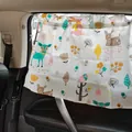 Tenda parasole per auto con motivi colorati di giraffe e coniglietti - Foresta di Cervi