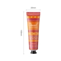 KORMESIC Vitamin C brightening hand cream in orange tube with festive patterns, 105mm size - Vitamin C / 30 g