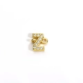Sparkling gold zircon letter Z charm with pull-adjustable bracelet for women - Letter Z(6184295114168)