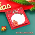 Post-it natalizi con omino di pan di zenzero, 30 fogli in un festoso design rosso - Natale Stellato / 30 Fogli/Blocco