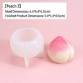 DIY silicone mold for making realistic peach-shaped scented candles or handmade soap - H88 Peach Style 3