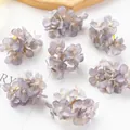 Artificial lavender hydrangea flower heads for DIY crafts and wedding decorations - Light Gray