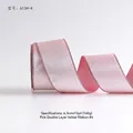Pink velvet Christmas ribbon 6.3cm wide with wired edge for festive DIY gift wrapping - 6.3cm*10 Yards / Pink Velvet #4