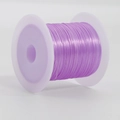 Light purple 0.7mm elastic crystal cord on a white spool for DIY jewelry making - 8m/Roll / Light Purple
