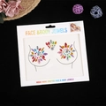 Colorful handcrafted rhinestone body jewels and crystal chest gems in premium packaging - Rainbow Design 8