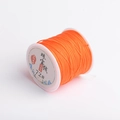 72# bright orange nylon cord roll for jewelry weaving and DIY Chinese knot braiding - Orange Red No.24 / 72# Line/40 Meters