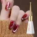 XEIJAYI 10ml red cat eye magnetic gel nail polish for professional UV/LED manicure - Little Chili Cat Eye