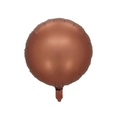 32-inch caramel brown round foil balloon for birthday party decorations photography - 18 Inch Round Shape / Chocolate