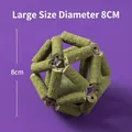 Kattenkruid bijtbal met matatabi stokjes voor gebitsverzorging, 8cm diameter voor katten - Kattenkruid Bal Groot